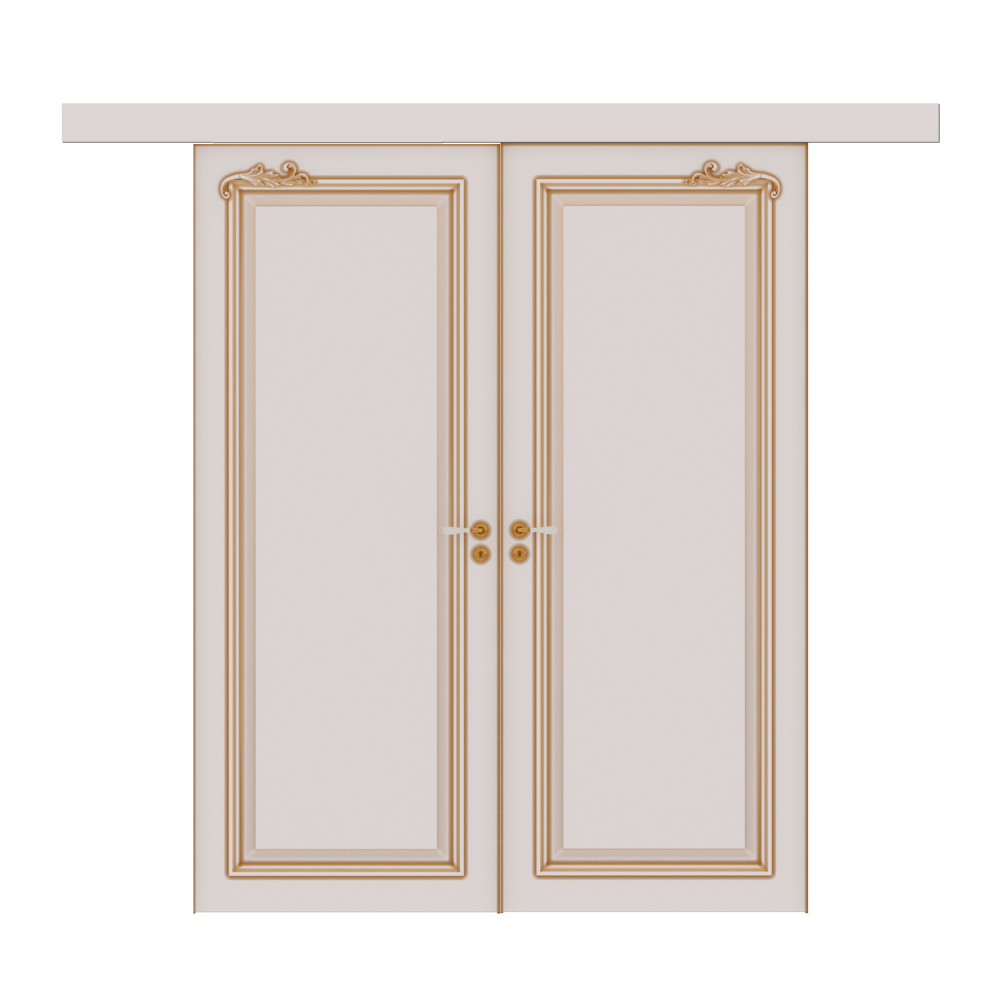 Подвійні розсувні двері Elegante з масиву вільхи